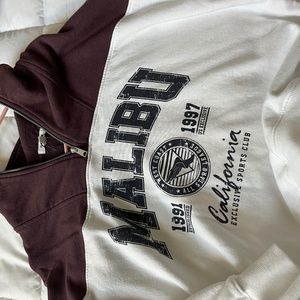 bleached garage hoodie